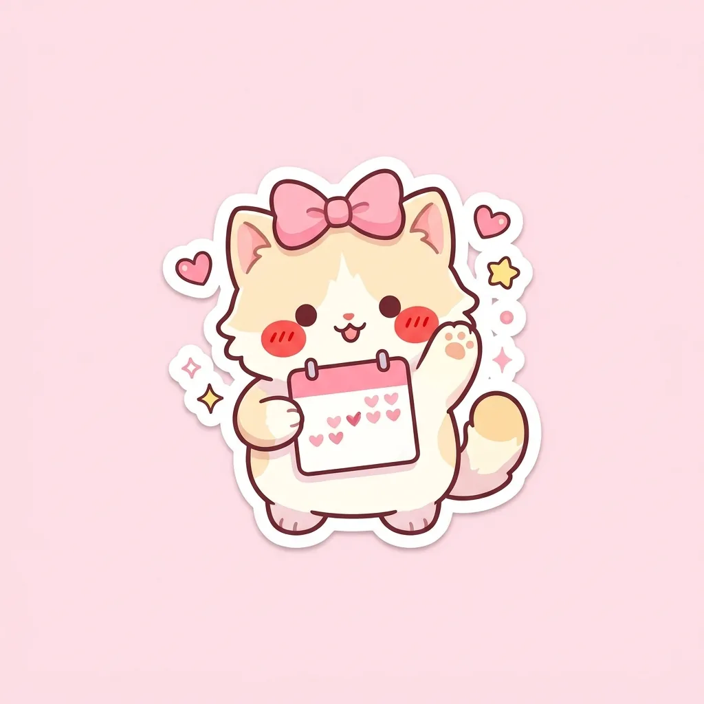 A kitten keeping a daily habit streak